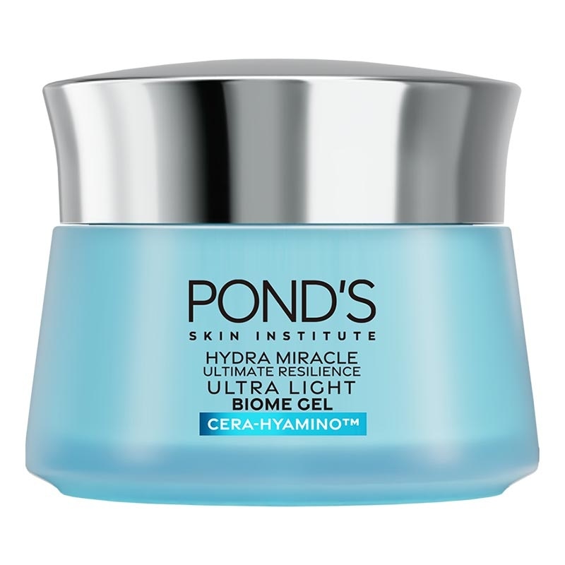 Ponds Hydra Miracle Ultra Light Biome Gel Hydrating Moisturizer Cera-Hyamino 50g