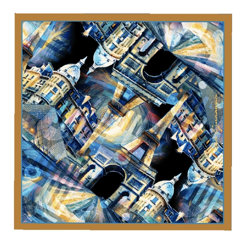 Scarfs Paris Estamp