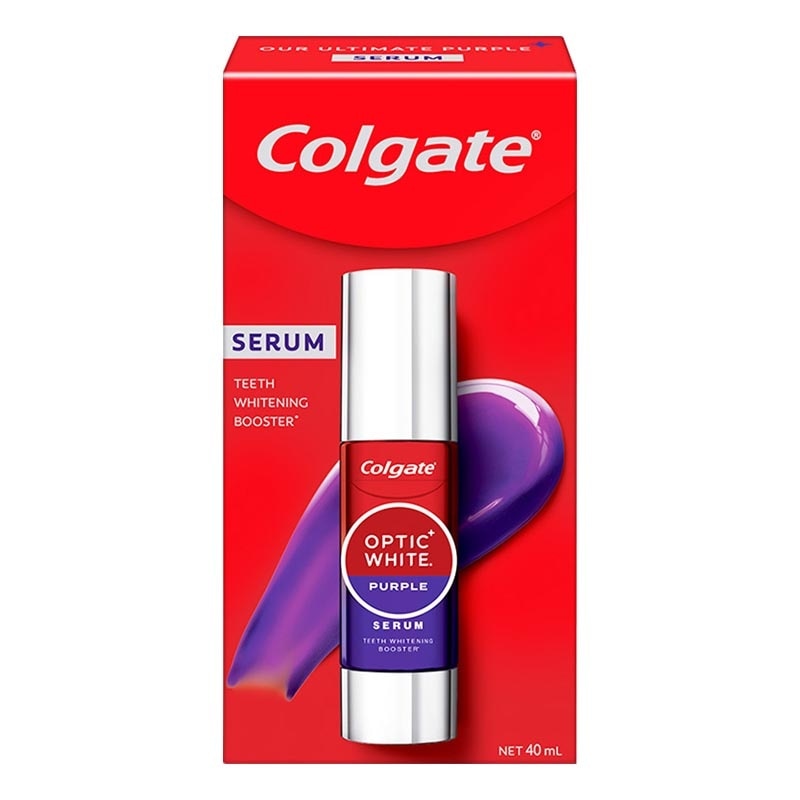 Colgate Optic White Purple Serum 40ml - Serum Pemutih Gigi