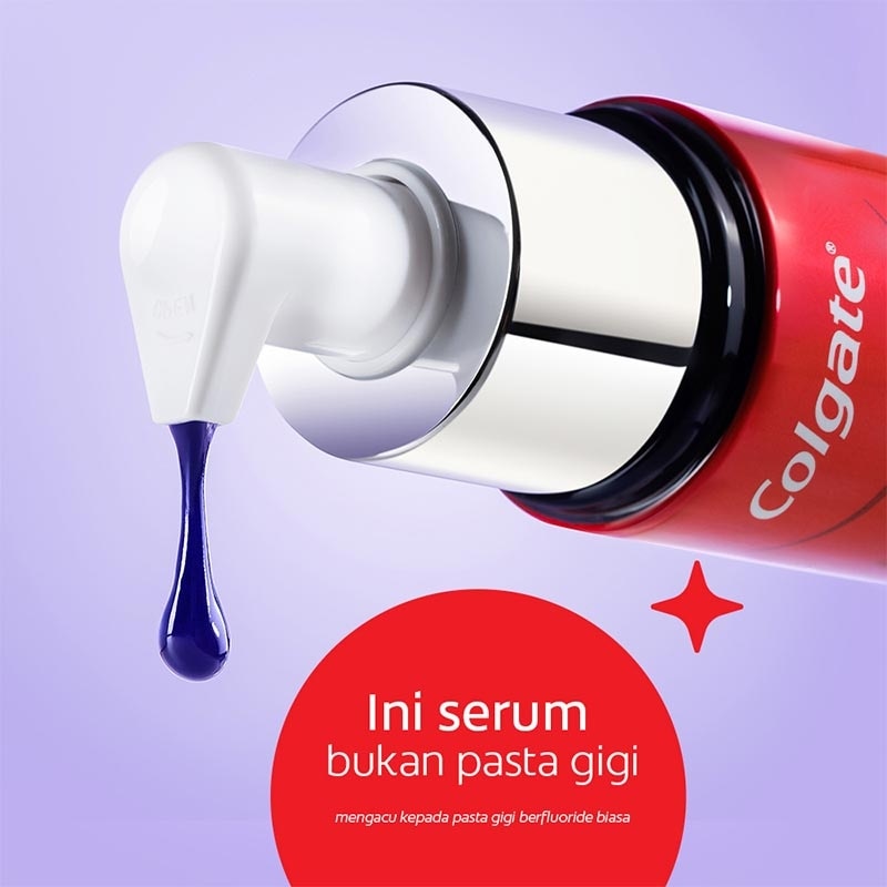 Colgate Optic White Purple Serum 40ml - Serum Pemutih Gigi