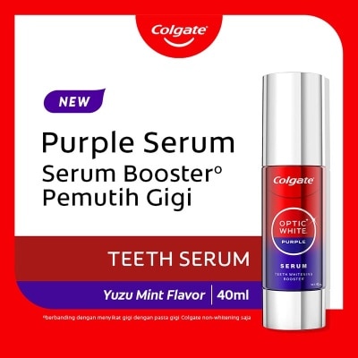 COLGATE Colgate Optic White Purple Serum 40ml - Serum Pemutih Gigi