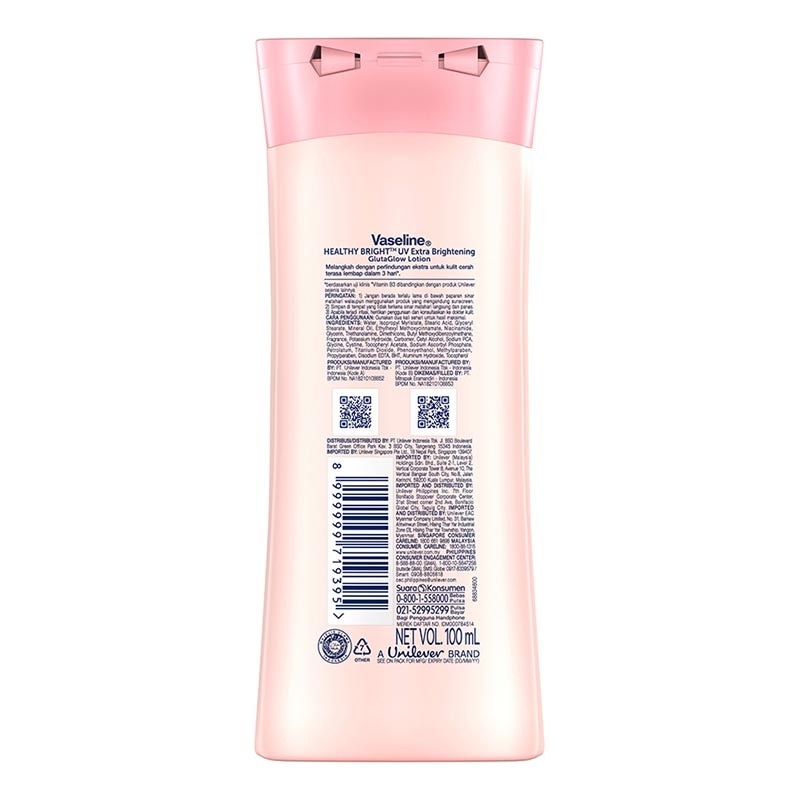 Vaseline Lotion Healthy White UV Lightening 100ml
