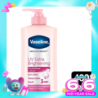 VASELINE - Vaseline Body Lotion Healthy Bright UV Extra Brightening 400ml