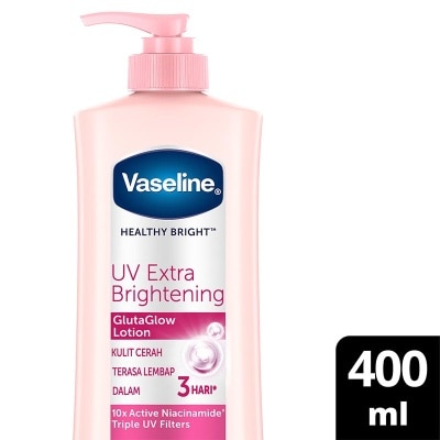Vaseline Body Lotion Healthy Bright UV Extra Brightening 400ml