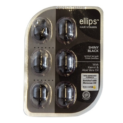 ELLIPS Hair Vitamin Shiny Black Blister