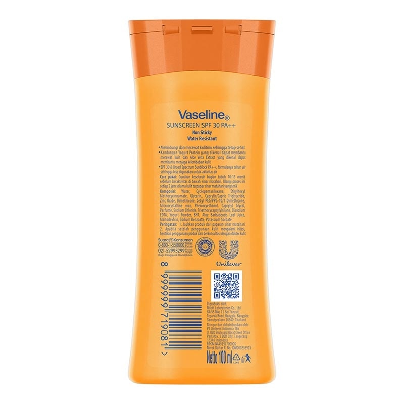 Vaseline Lotion Healthy Sunblock SPF30 100ml