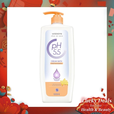 WATSONS Watsons pH5.5 Nourishing Cream Bath 1000ml