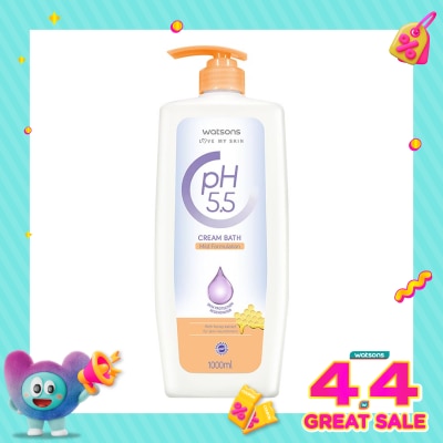 WATSONS - Watsons pH5.5 Nourishing Cream Bath 1000ml