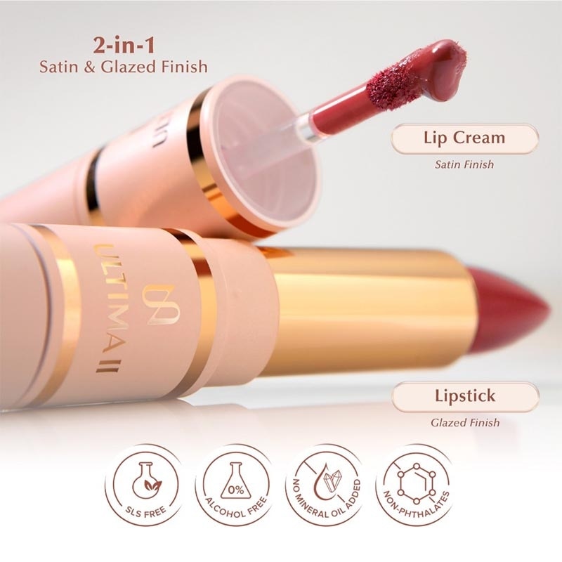 The Nakeds Satin Glazed Lip Colour Sincere 8ml
