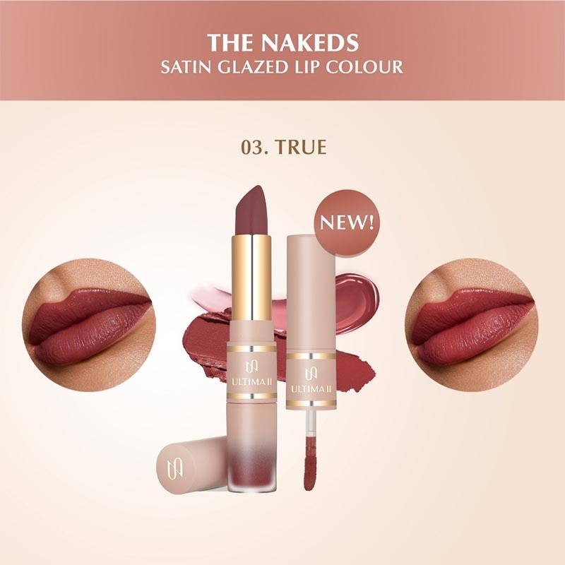 The Nakeds Satin Glazed Lip Colour True 8ml