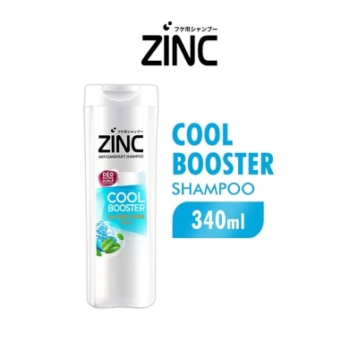 ZINC - Shampoo Cool Booster Botol 340ml