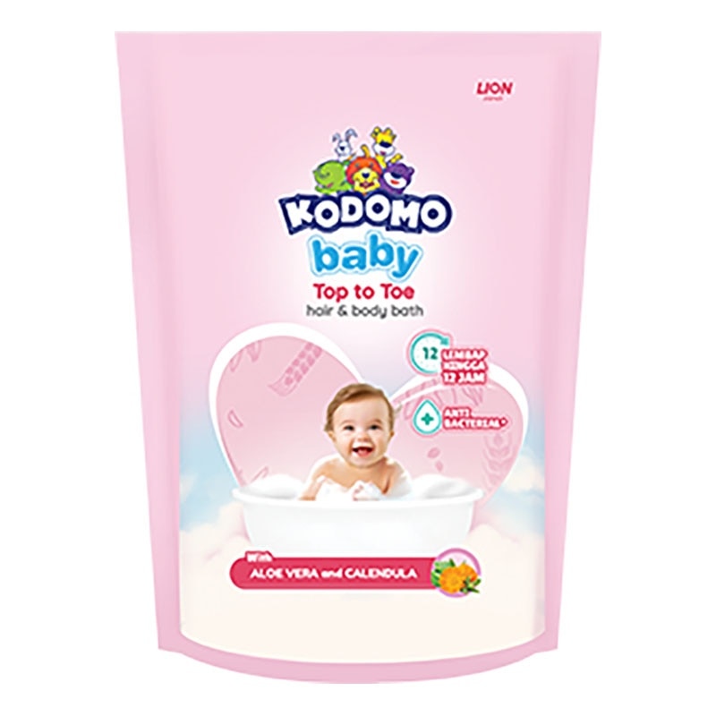 Baby Top To Toe Hair & Body Bath with Aloe Vera and Calendula Refill 450ml