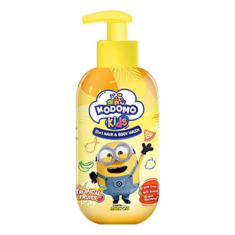 Kids Minion 2in1 Hair & Body Wash Yellow Tropical Fruits 300ml
