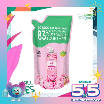 WATSONS - Watsons Rose Scented Cream Bath Pouch 800ml
