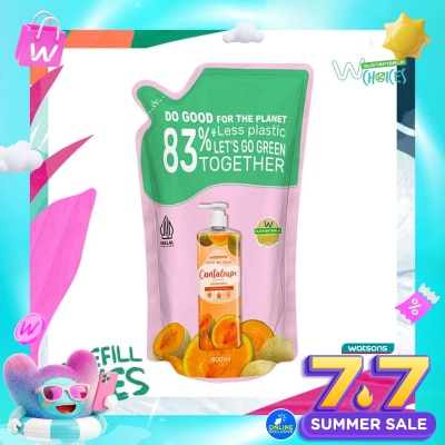 WATSONS COLLECTION - Watsons Cantaloupe Scented Cream Bath Pouch 800ml