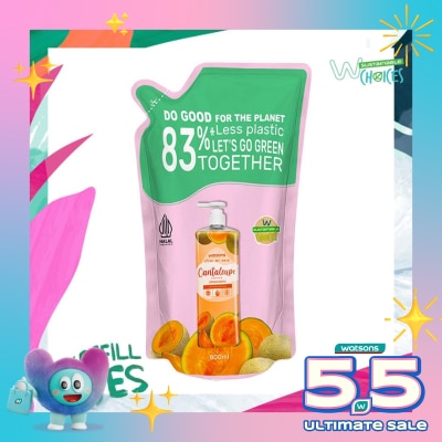WATSONS - Watsons Cantaloupe Scented Cream Bath Pouch 800ml