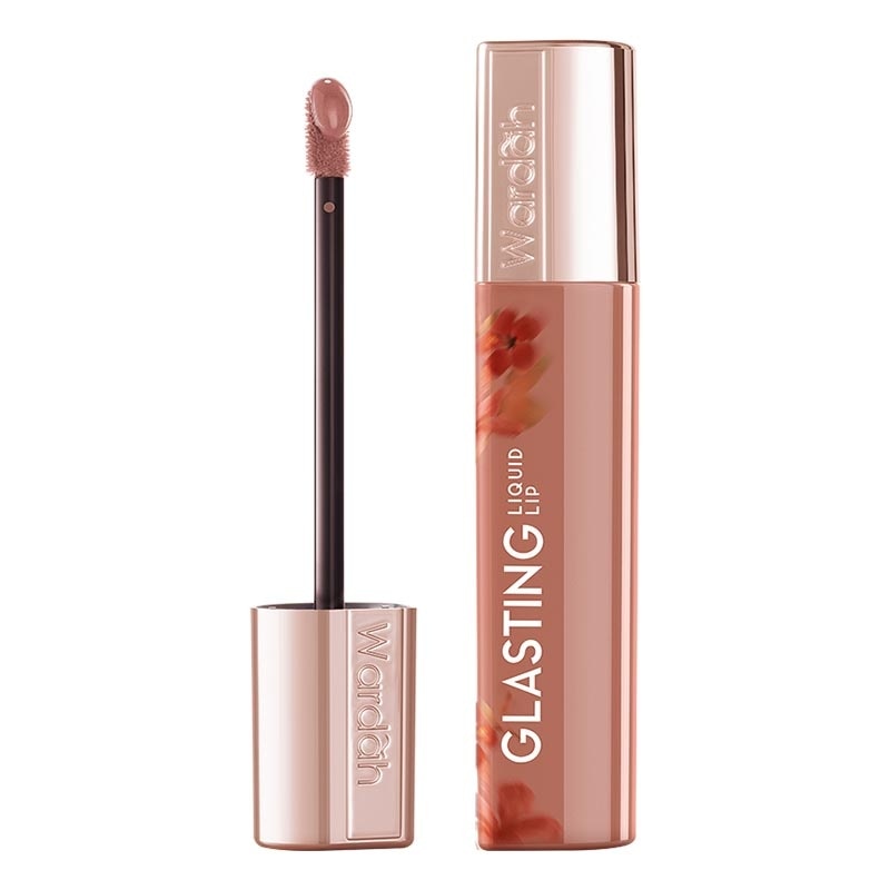 Wardah Glasting Liquid Lip 14 Latte Lacquer 3.5g