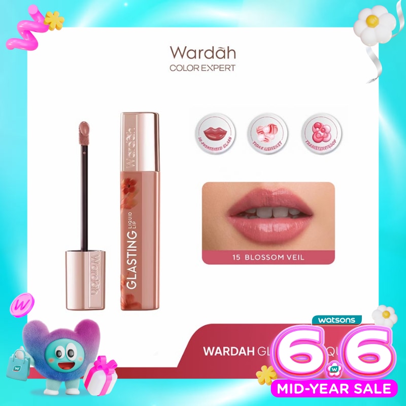 Lip Cream Glossy Glasting Liquid Lip 15 Blossom Veil 3.5g