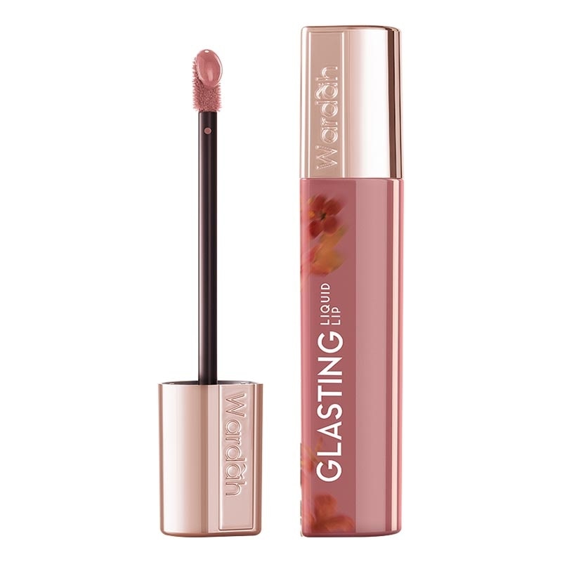 Wardah Glasting Liquid Lip 15 Blossom Veil 3.5g