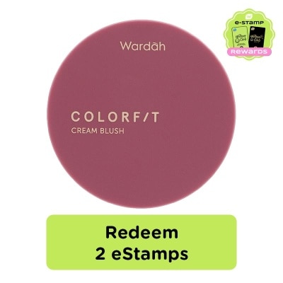WARDAH Wardah Colorfit Cream Blush 04 Ethereal Rose 3g eStamp