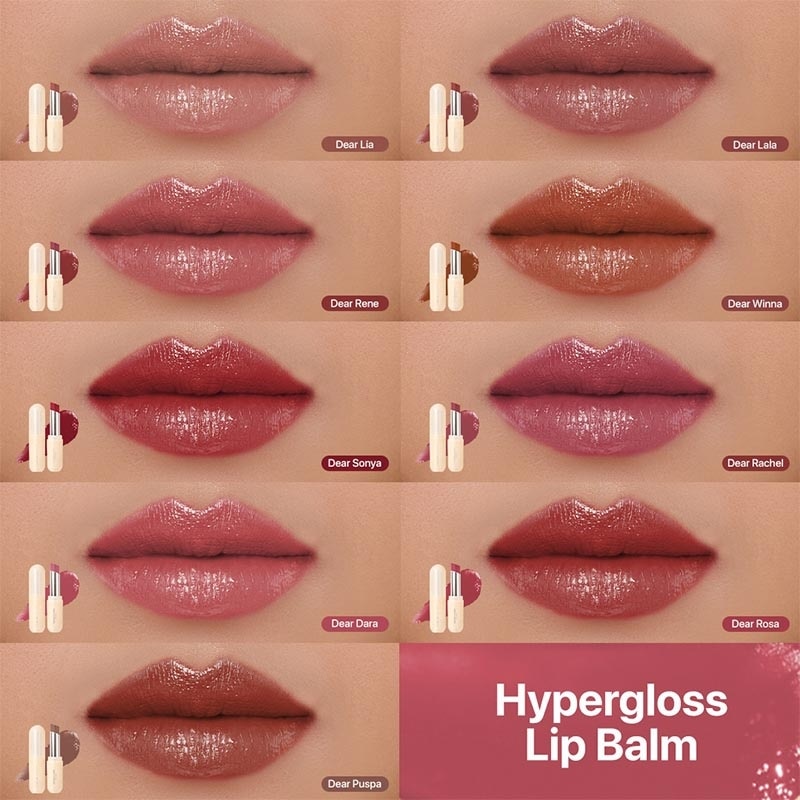 Dear Me Beauty Hypergloss Lip Balm Dear Rosa 3.5g