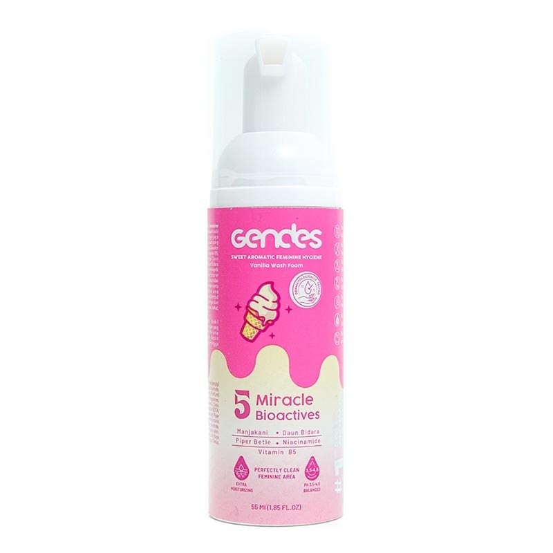Gendes Sweet Aromatic Feminine Hyginene Wash Foam Vanilla 55ml
