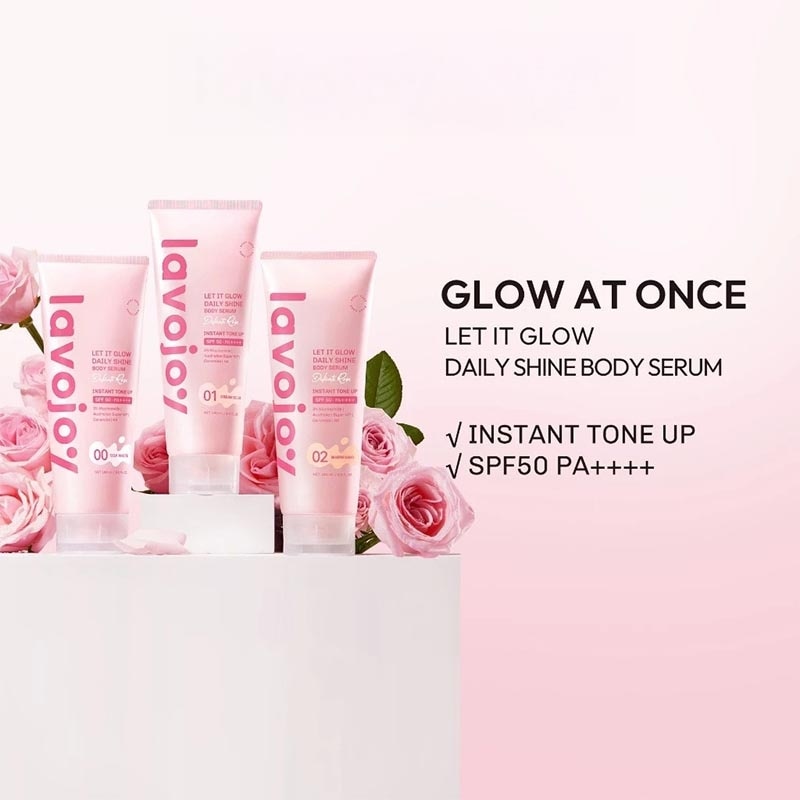 Let It Glow Daily Shine Body Serum 02 Warm Sand 180ml