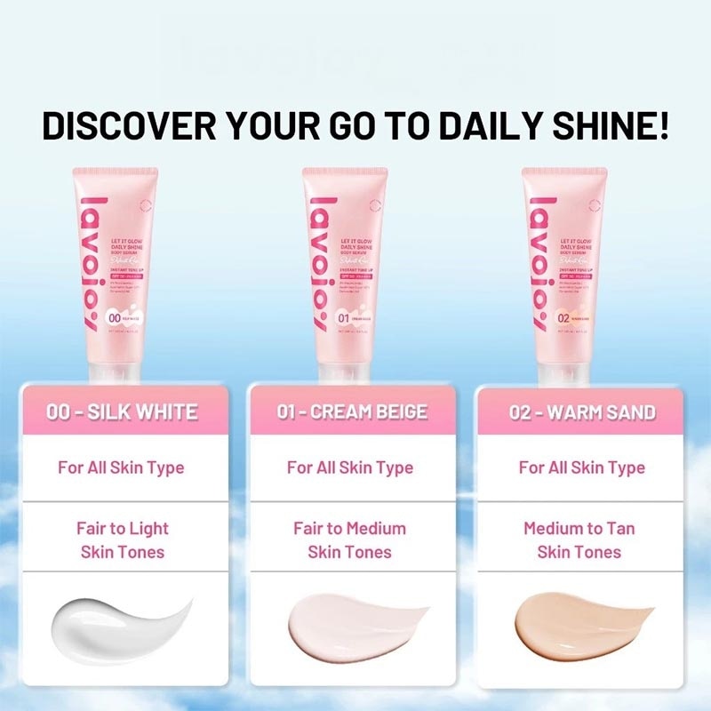 Let It Glow Daily Shine Body Serum 02 Warm Sand 180ml