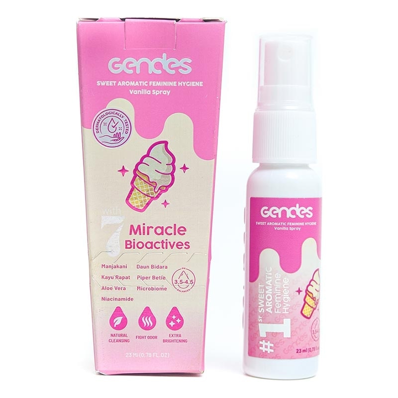 Gendes  Sweet Aromatic Feminine Hyginene Spray Vanilla 23ml