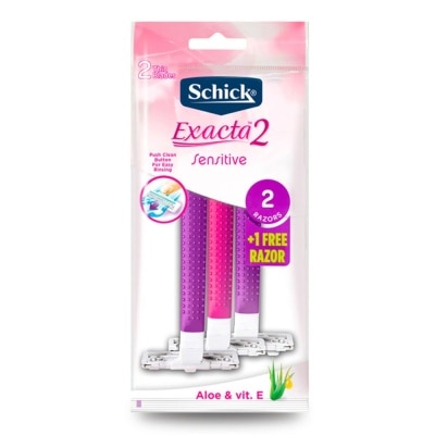 SCHICK Schick Exacta 2 Sensitive Women 2 + 1 Pink