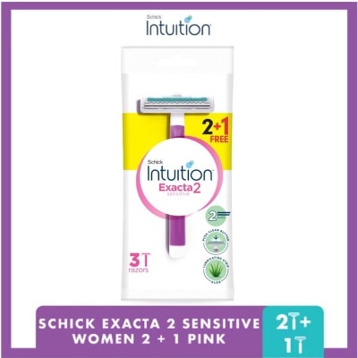 SCHICK - Schick Exacta 2 Sensitive Women 2 + 1 Pink