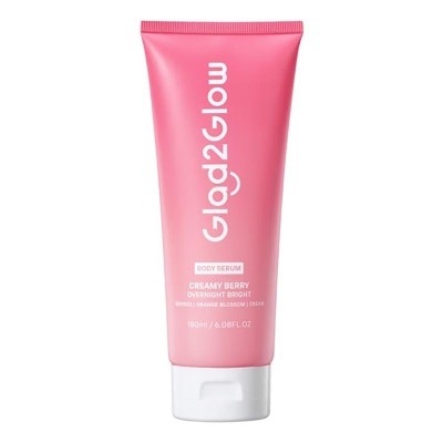 GLAD2GLOW Creamy Berry Overnight Bright Body Serum 180ml