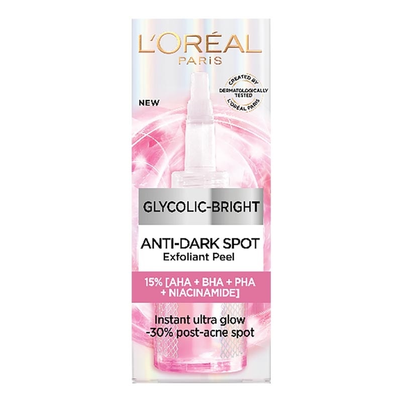 L'Oreal Glycolic-Bright Anti-Dark Spot Exfoliant Peel 25ml