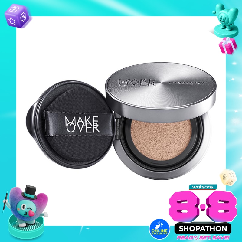Make Over Hydrastay Prismatic Glass Cushion C11 Pink Marble 12g image
