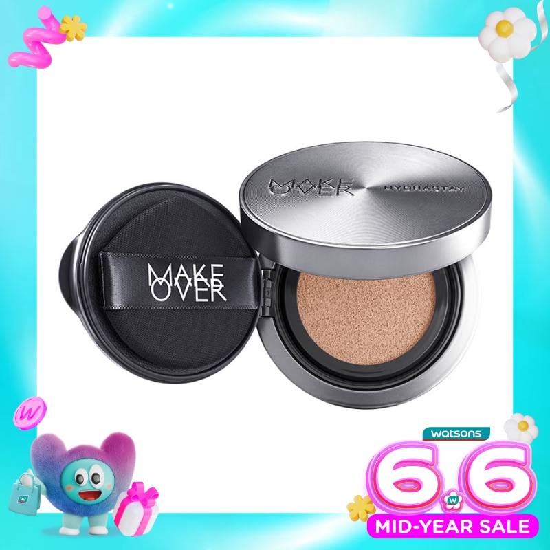 Make Over Hydrastay Prismatic Glass Cushion N20 Ivory 12g