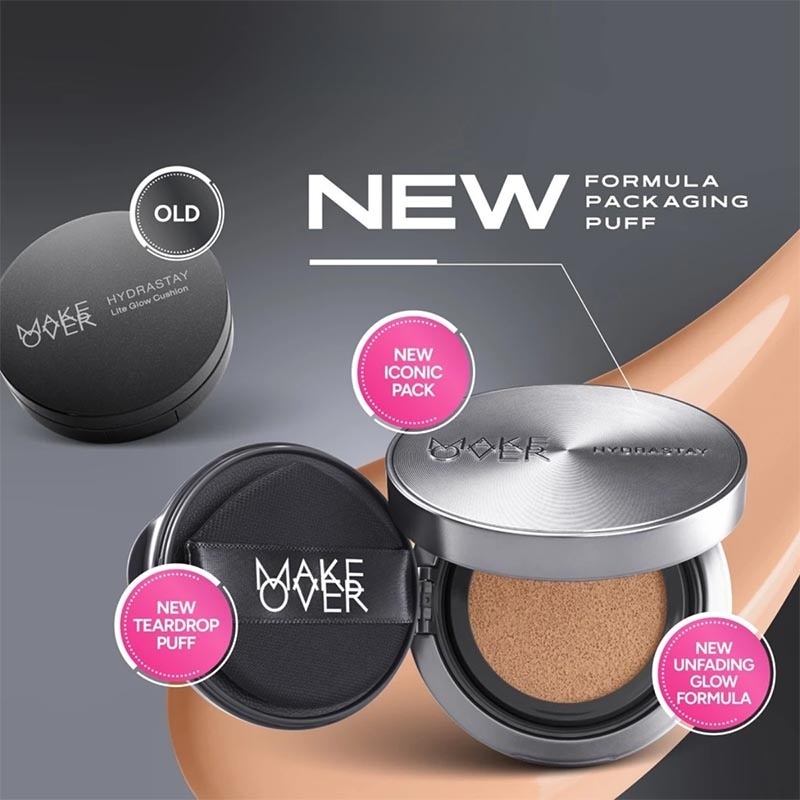 Make Over Hydrastay Prismatic Glass Cushion N30 Natural Beige 12g