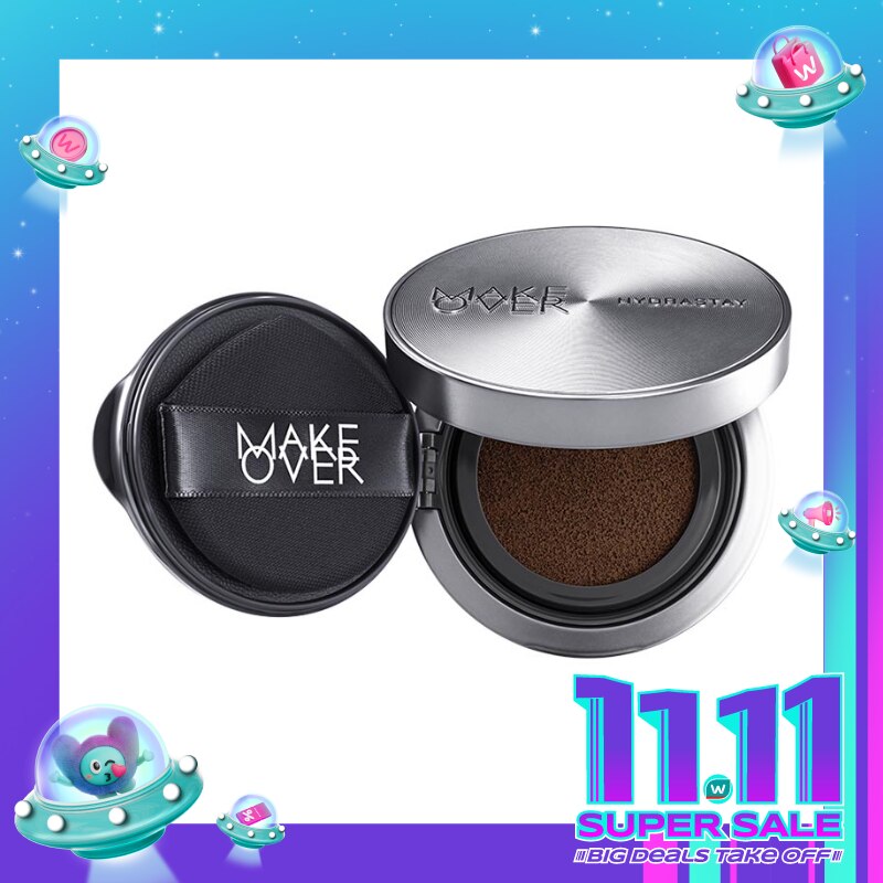 Make Over Hydrastay Prismatic Glass Cushion N70 Ebony 12g