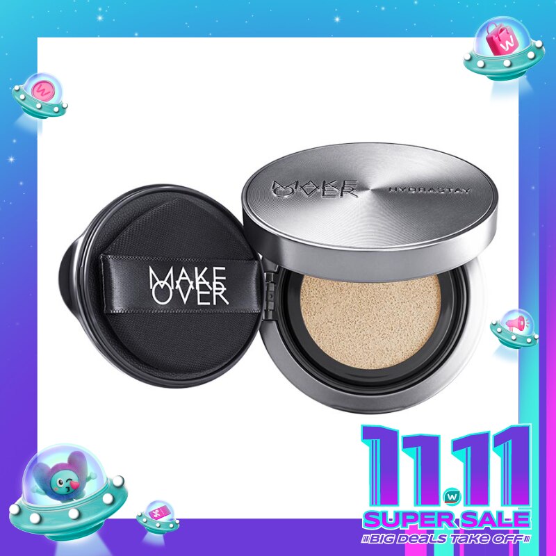 Make Over Hydrastay Prismatic Glass Cushion W12 Warm Marble 12g