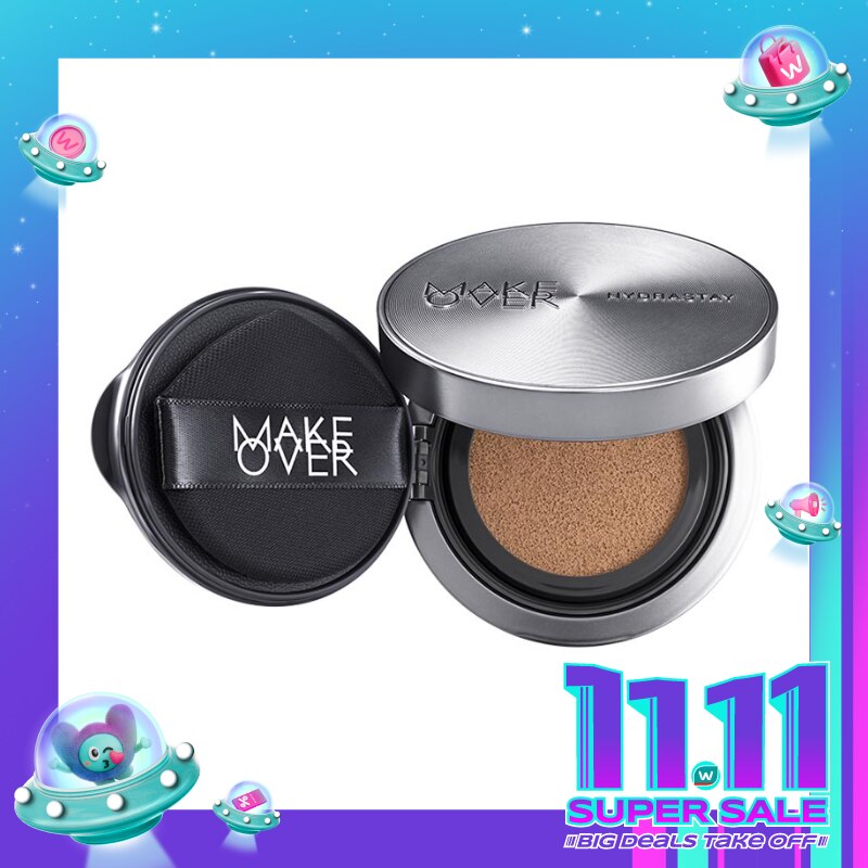 Make Over Hydrastay Prismatic Glass Cushion W30 Creme Beige 12g