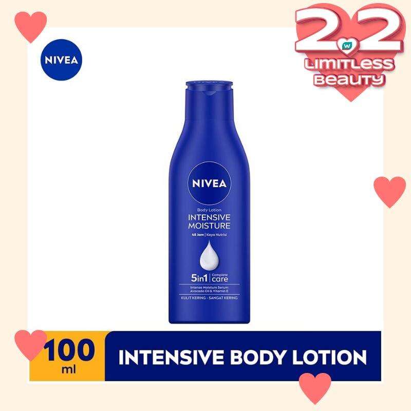 Promo Harga Nivea Body Lotion Intensive Moisture 100 ml - Watsons