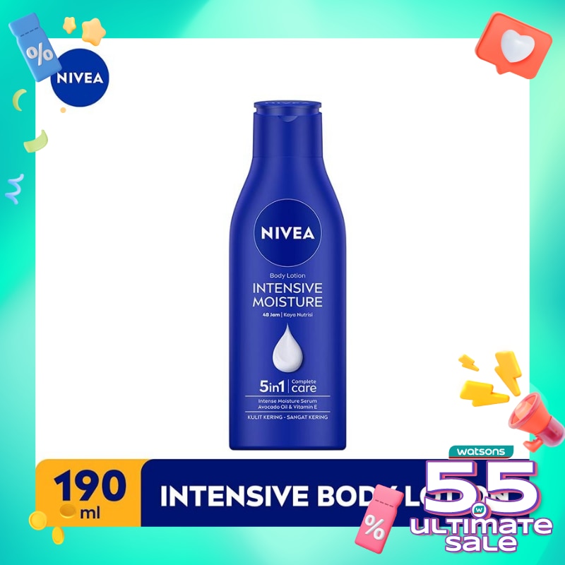 Promo Harga Nivea Body Lotion Intensive Moisture 200 ml - Watsons