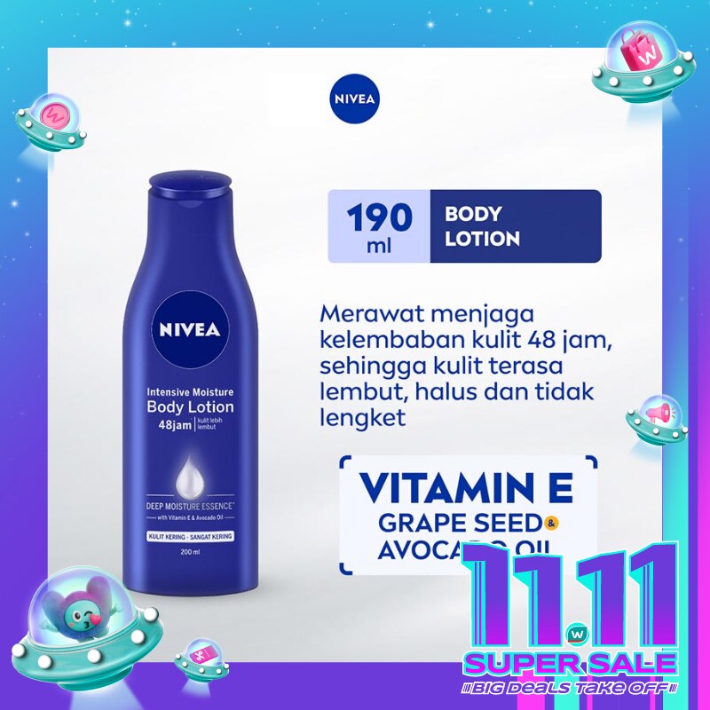 Nivea Body Intensive Lotion 190mL