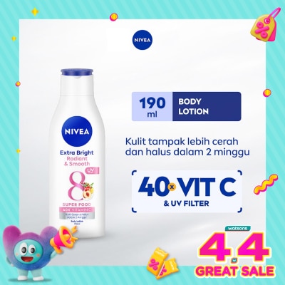 NIVEA - Nivea Body Lotion Extra Bright Radiant & Smooth UV Filter 190ml