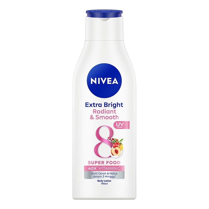 Nivea Body Lotion Extra Bright Radiant & Smooth UV Filter 190ml