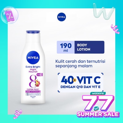 NIVEA Night Whitening Milk Lotion 200ml