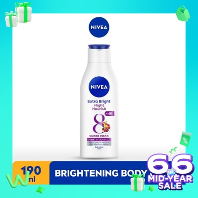 NIVEA Nivea Body Lotion Extra Bright Night Nourish 190mL