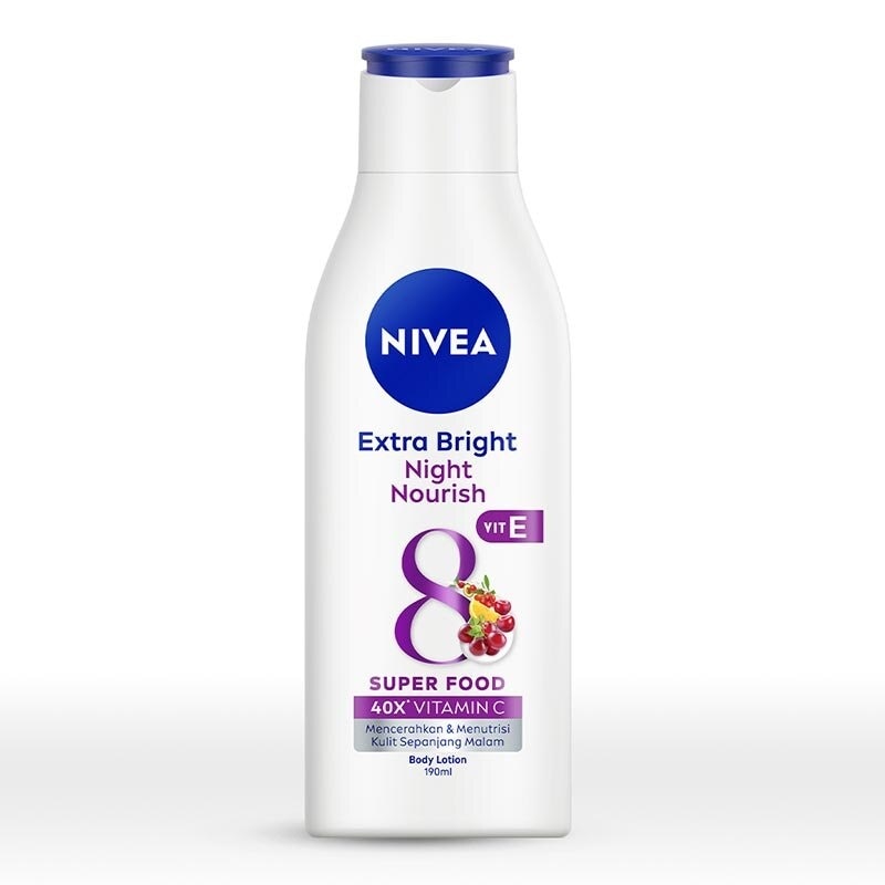 Nivea Body Lotion Extra Bright Night Nourish 190mL