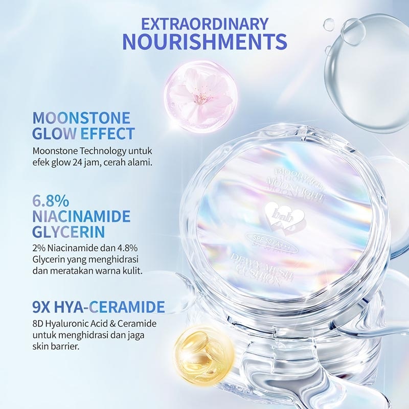 Bloomdew Moonlight Dewy Mesh Cushion LW2 Daisy