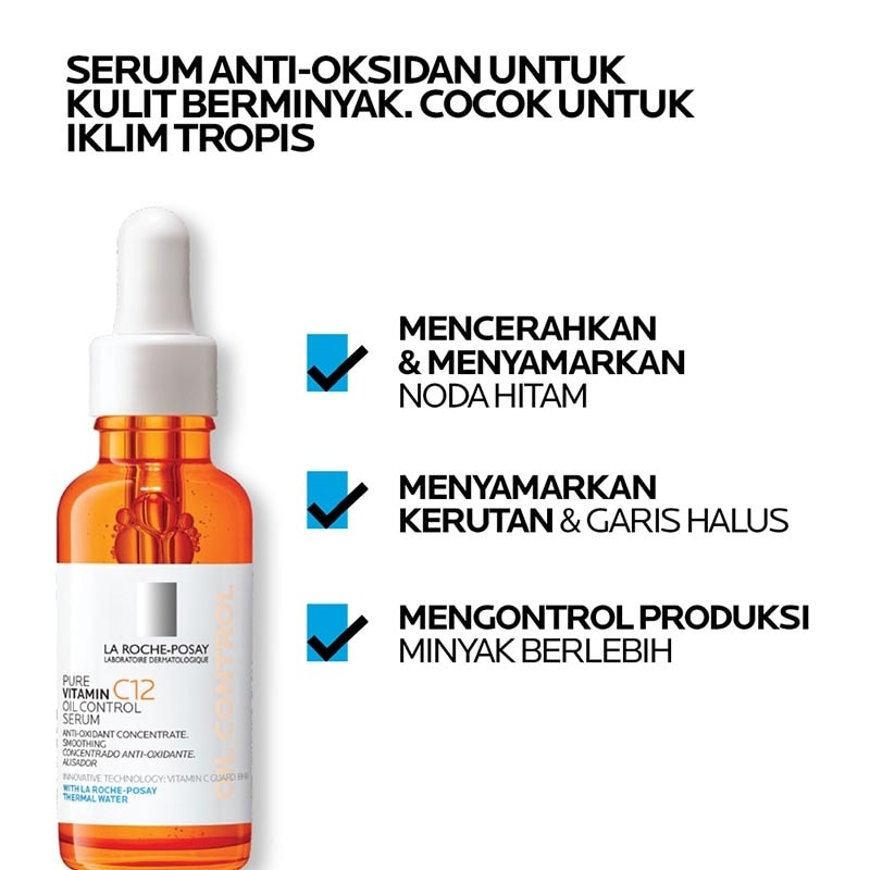 La Roche Posay Pure Vitamin C12 Oil Control Serum 30ml