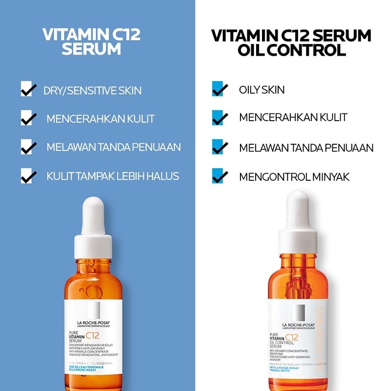 La Roche Posay Pure Vitamin C12 Oil Control Serum 30ml